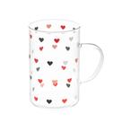 Caneca de Vidro Borossilicato Resistente ao Calor Love 280ml Caneca de Vidro Borossilicato Resistente ao Calor Love 280ml