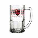 Caneca de Vidro Bristol - 340ml - Flamengo - 1 unidade - Allmix