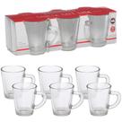 Caneca de Vidro Café Lisa 70ML Jogo com 6 Unidades