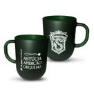 Caneca De Vidro Casas De Hogwarts Harry Potter Sonserina