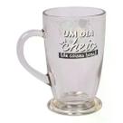 Caneca de vidro com base - melhores amigas uatt Caneca de vidro com base - melhores amigas uatt