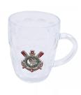 Caneca de Vidro Corinthians Com Simbolo em Relevo - Mileno