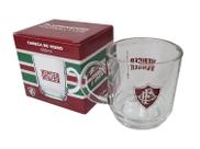 Caneca de Vidro Fluminense 300mL Presente Tricolor Oficial