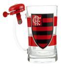 Caneca De Vidro Gigante Com Campainha 650ml - Flamengo