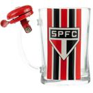 Caneca de vidro gigante com campainha 650ml - spfc Caneca de vidro gigante com campainha 650ml - spfc