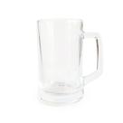 Caneca de Vidro Grosso Para Chopp Cerveja Suco Modelo Apolo 360ML Resisten Pesada Congela - 123 Útil
