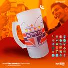 Caneca de Vidro Jateado Chopp 475ml