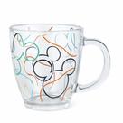 Caneca de Vidro Mickey e Amigos 370ml