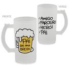 Caneca de vidro pai