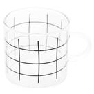 Caneca de vidro Stripes Lyor 125 ml