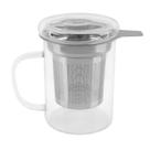 Caneca De Vidro Tramontina Com Infusor Em Aço Inox De Chá 350ml 61762040