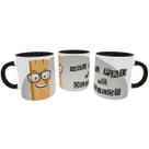 Caneca Debochada Meu Pau de Óculos Presente Divertido