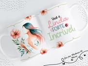 Caneca Dia da Mulher Personalizada - Com Frase