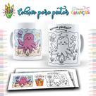 Caneca dia das crianças para pintar 06 Caneca dia das crianças para pintar 06