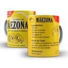 Caneca Dia das Mães Personalizada Mãezona de Porcelana para Presente