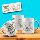 Caneca Dia Do Amigo Amigos A Gente Não Procura O Coração Que Escolher Presente- MEGA OFERTA!