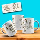 Caneca Dia Do Amigo Amigos Sorria Sua Melhor Amiga Chegou Presente Especial- MEGA OFERTA!