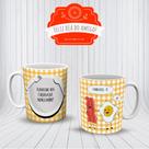 Caneca Dia Do Amigo Amizade A Amizade Boa É Aquela Que Nuca Morre Amigo Presente - MEGA OFERTA!