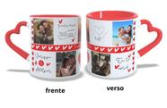 Caneca Dia dos Namorados com fotos e frase Caneca Dia dos Namorados com fotos e frase