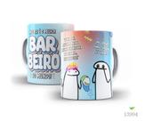 Caneca dia dos pais flork profissões - barbeiro Caneca dia dos pais flork profissões - barbeiro
