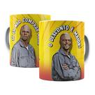 Caneca Dia dos Pais Julius Presente Criativo Porcelana 325Ml