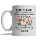 Caneca Dia Dos Pais Papai Esse Ano Estarei Aninhado Na Barriga Da Mamãe