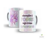 Caneca dia dos professores corujinha 11