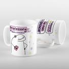 Caneca Dia dos Professores - Professora Cai na Prova, Não Despenca