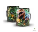 Caneca dinossauros 3D 01