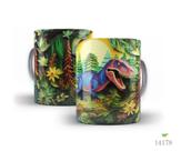 Caneca dinossauros 3D 15 Caneca dinossauros 3D 15