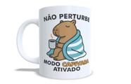Caneca Divertida Capivara Modo Capivara Ativado, Café e Sossego