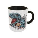 Caneca Divertida Dinossauro T-Rex Presente Criativo Geek