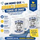 Caneca Divertida Flork - Amor do Tamanho do Mau Humor - Porcelana 320ml