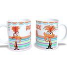 Caneca Divertida Mente 2 Personagens - Ansiedade