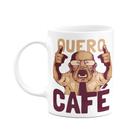 Caneca Divertida Quero Café Meme
