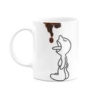 Caneca Divertida - Vem Café - branca