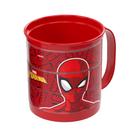 Caneca do Homem Aranha Xícara Giratória 360ml Plástica Livre BPA 1 Un