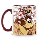 Caneca do Taz - Com Café e Sem Café - Cerâmica de Alta Qualidade