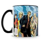 Caneca Doctor Who Comics - TARDIS - Cerâmica 325ml - Presente para Fãs