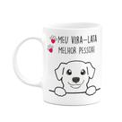 Caneca Dog - Meu vira-lata branco, melhor pessoa!