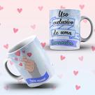 Caneca Dorama Coreana Uso Exclusivo De Uma Dorameira Personalizada Com Nome Fundo Neve-OFERTA!