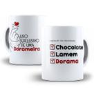 Caneca Dorama Dorameira Porcelana Personalizada Modelo 5