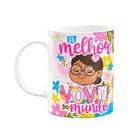 Caneca dos Avós Cartoon - A melhor vovó do mundo - M6