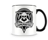 Caneca Dungeons and Dragons Game Master Preta