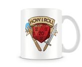 Caneca Dungeons and Dragons How I Roll Color Caneca Dungeons and Dragons How I Roll Color