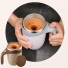 Caneca Elétrica Mixer Inox Automática Misturador 380ml Prepara café, Capuccino Chá Shakes Whey