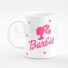 Caneca em ceramica branca Barbie Caneca em ceramica branca Barbie