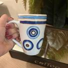 Caneca Em Cerâmica Olho Grego Scalla Un