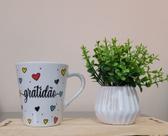 Caneca em porcelana decorada 300ml