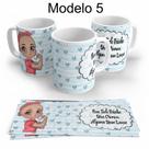 Caneca Em Porcelana Dia Da Mulher-325ML